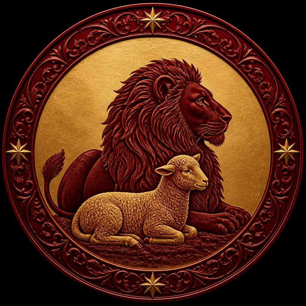Tributary of the Nation — Lion & Lamb seal